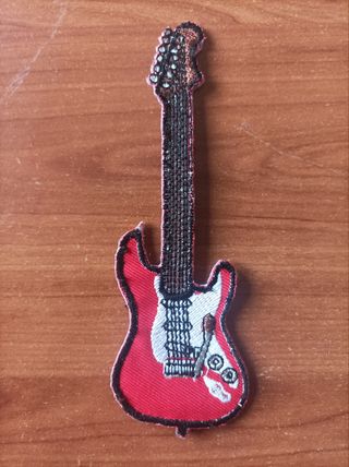 Parche bordado guitarra eléctrica