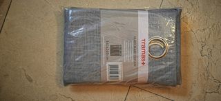 Cortinas nuevas rosas y grises