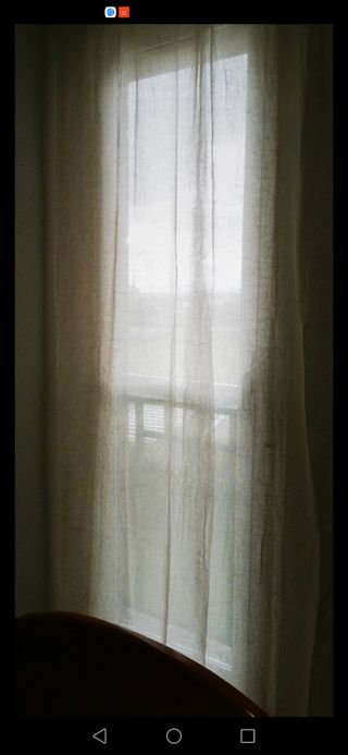 Cortinas nuevas rosas y grises