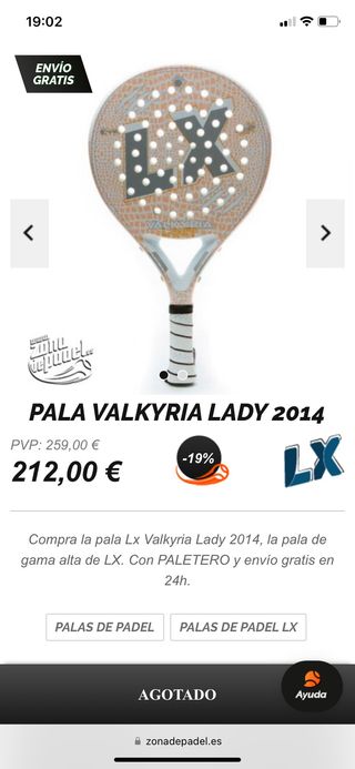 Pala de padel LX