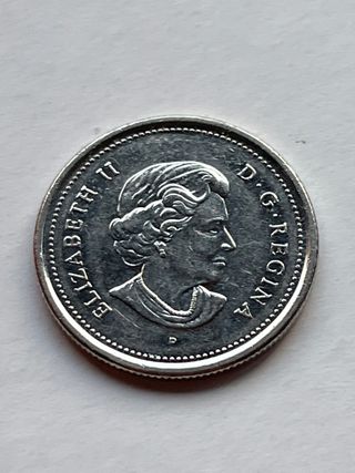 25 Cents Canada Moneta