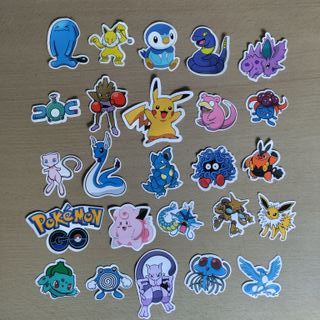 100 Autocolantes  Stickers Pokémon Desenhos