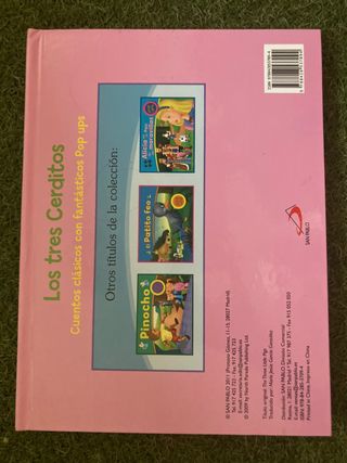 Libro los tres cerditos POP UP Nuevo