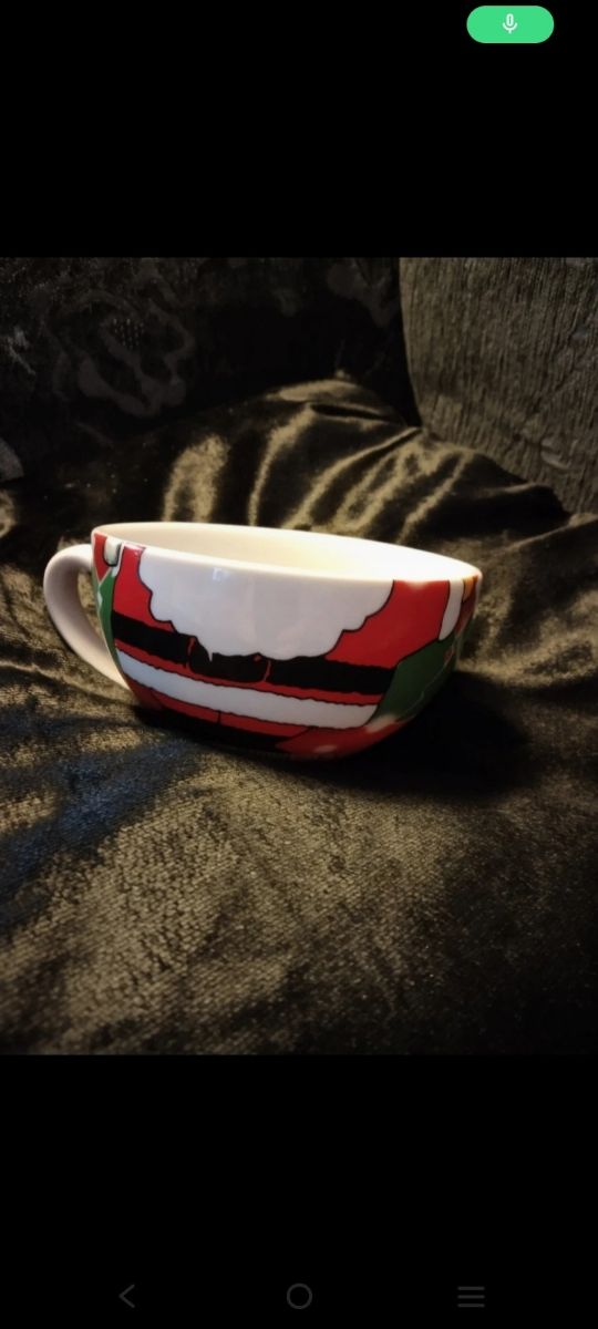 Juego de té single. Navideño