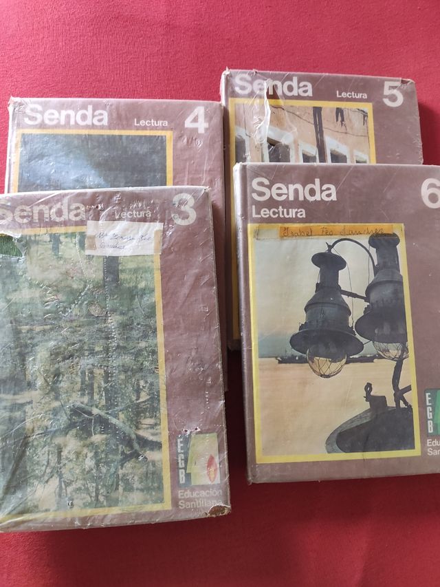 4 Libros lectura SENDA 3,4,5,6