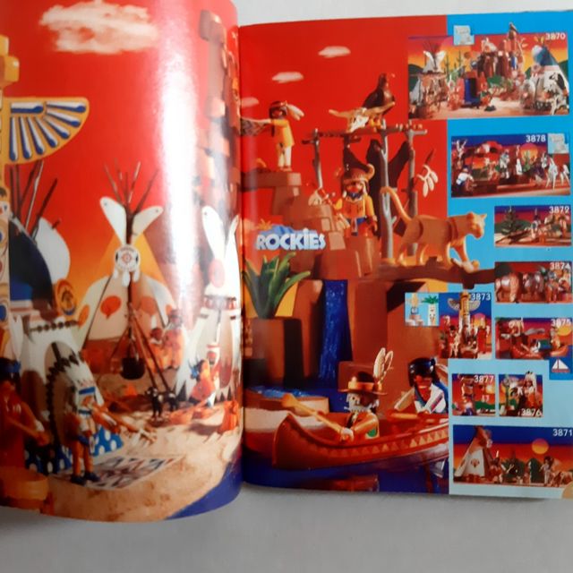 Playmobil mini catálogo 1997 medieval oeste victor