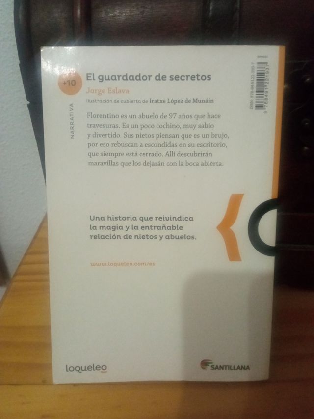El guardador de secretos .Libro