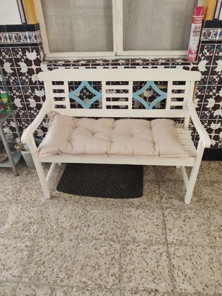 Banco jardín. 