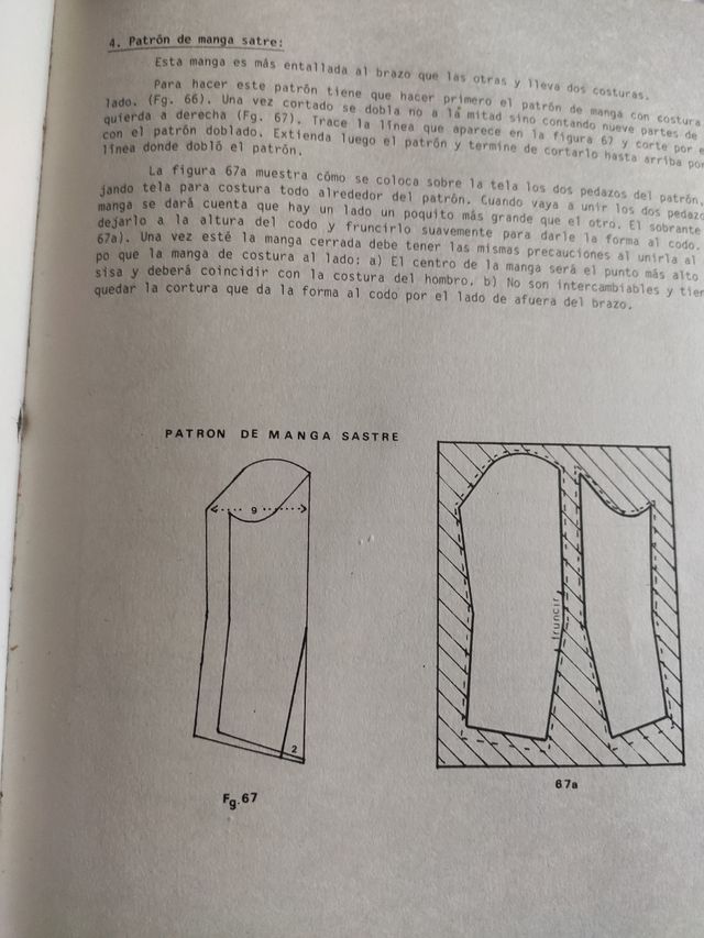 Manual de patrones costura Sistema LIESA
