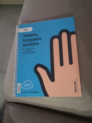 Libro Veiem, toquem, sentim Santillana