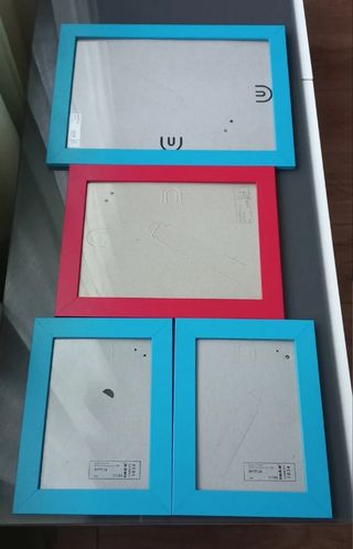 Marcos de Ikea,regalo pizarra corcho.