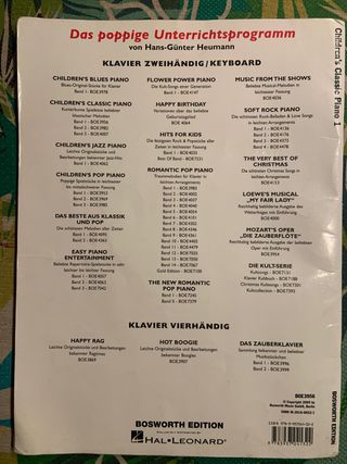 Libro Children’s Classic Piano 1