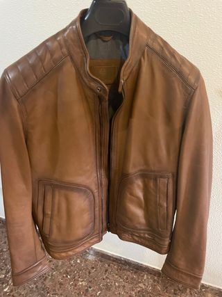 Cazadora piel Massimo Dutti         