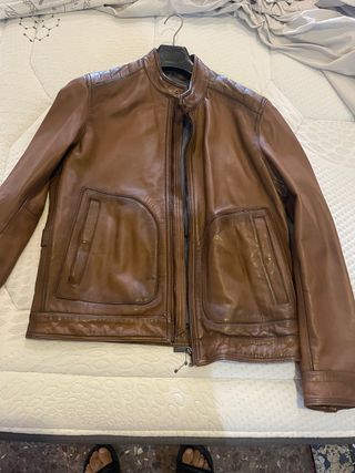 Cazadora piel Massimo Dutti         