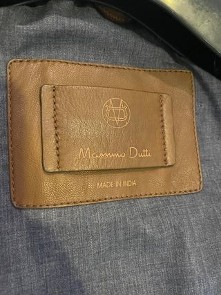 Cazadora piel Massimo Dutti         