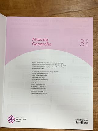 Atles de Geografia 3 ESO. Construint mons