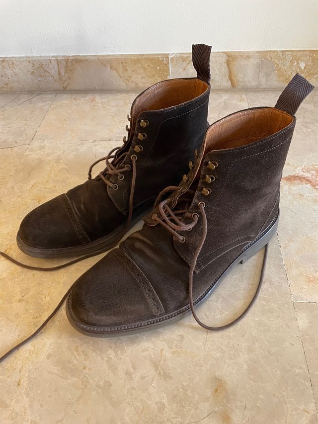 Botas de ante Scalpers marrones T41