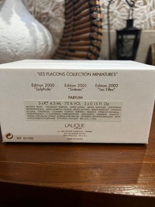 Miniaturas Lalique Edición Limitada 2000/2001/2002