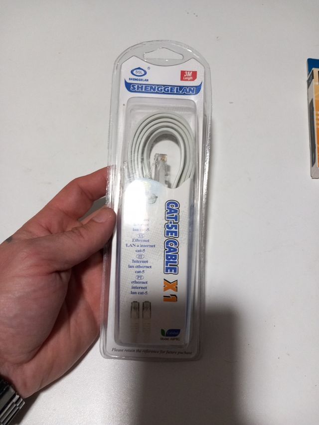 CABLE INTERNET ORDENADOR 3M