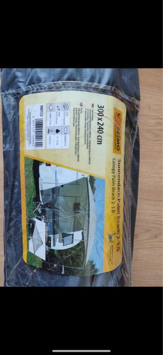 Toldo Canopy Palm beach para caravana o camper