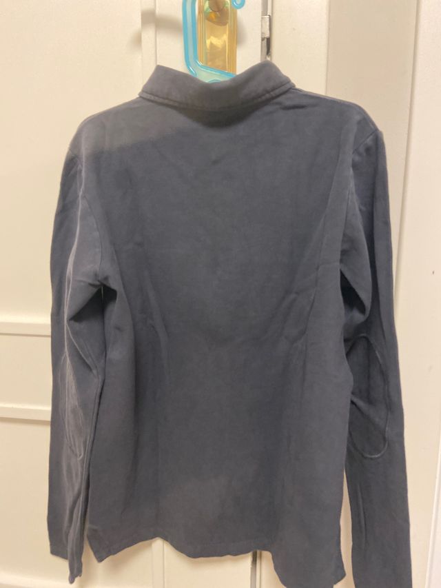 Polo manga larga niño . Azul . Gocco. talla 11-12