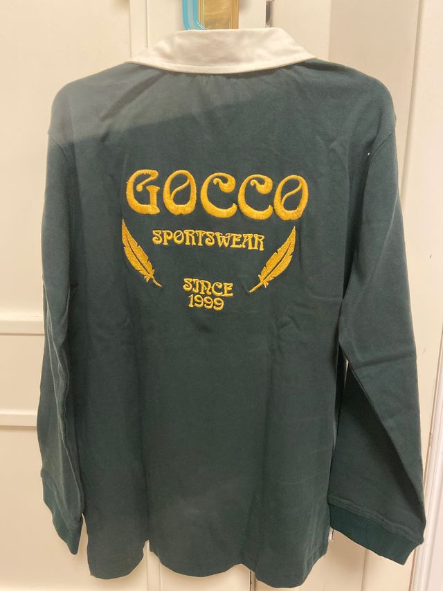 Polp manga larga niño verde oscuro. Gocco.