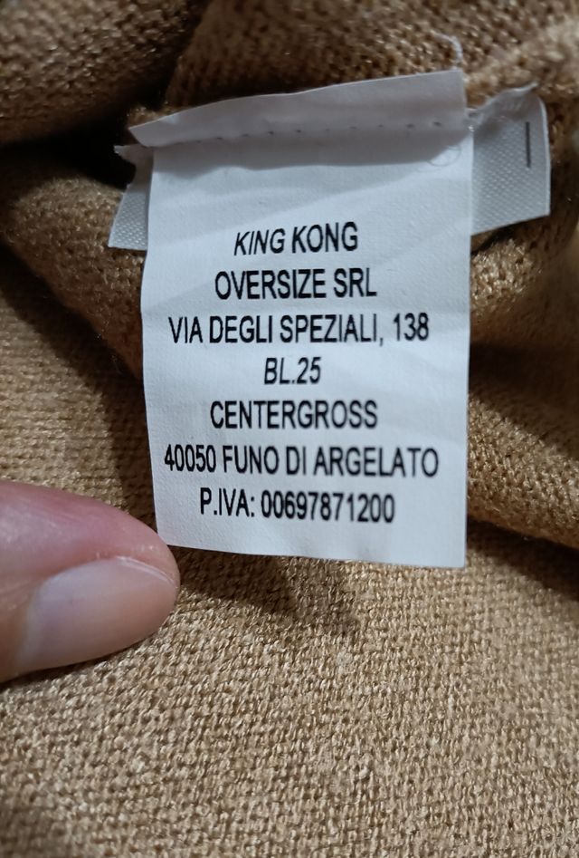 Maxi maglione King Kong