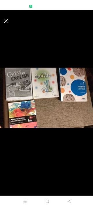 Libros de texto de 1° de la eso