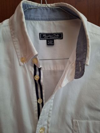 Camisa blanca Massimo Dutti