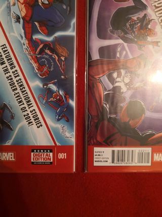 Spiderman spiderverse 1 y 2