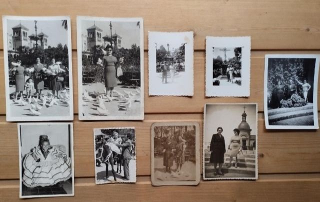 Lote de fotografías antiguas de Sevilla