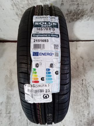 165 70 R13  79T KUMHO RUEDAS NUEVA