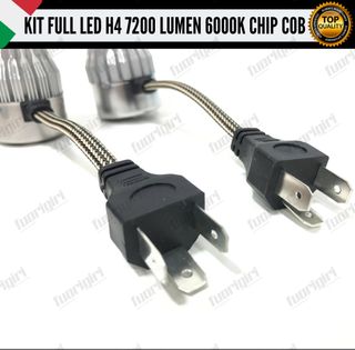KIT LED H4 7200 LUMEN CANBUS 6000K NO ERROR