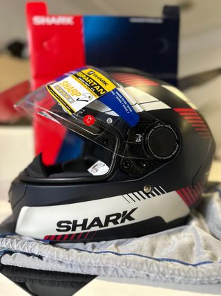 Casco de moto unisex M nuevo Shark