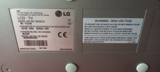 Televisor LCD LG RZ17LZ40 de 17"