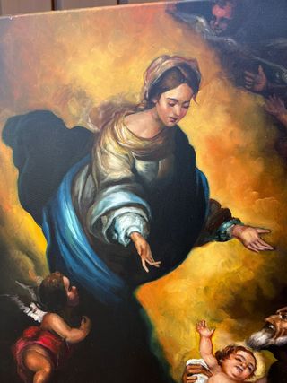 San Félix con la Virgen y el niño