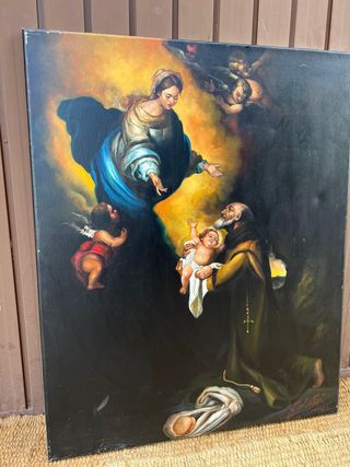 San Félix con la Virgen y el niño