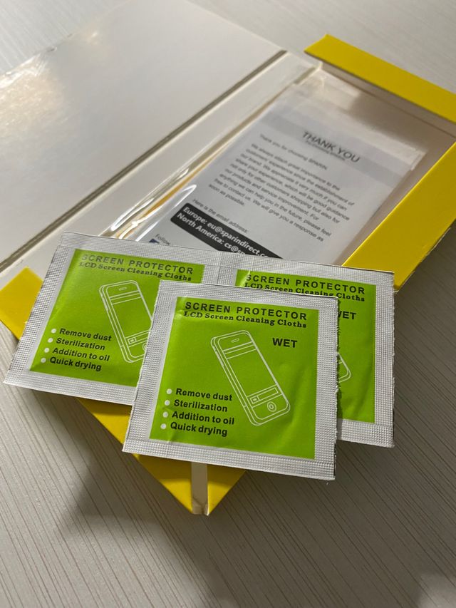 Protector de pantalla, cristal templado