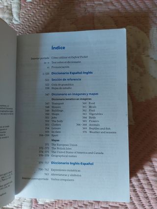 Diccionario inglés Oxford Pocket