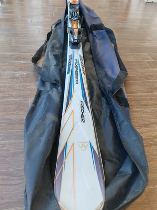 Sci e scarponi fisher, casco e occhiali