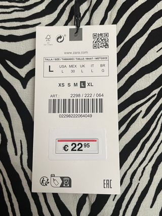 Falda pantalón Zara