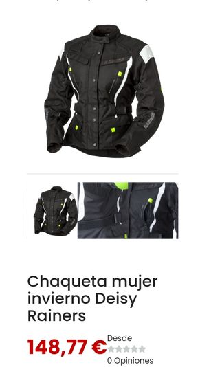 Chaqueta de moto mujer