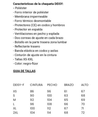 Chaqueta de moto mujer