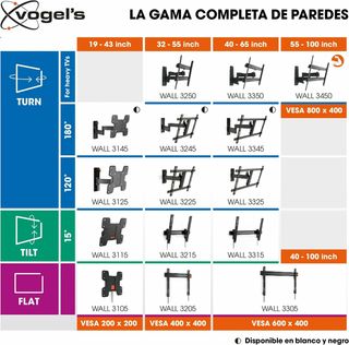 💥229€/222€Soporte de montaje en pared para TV
