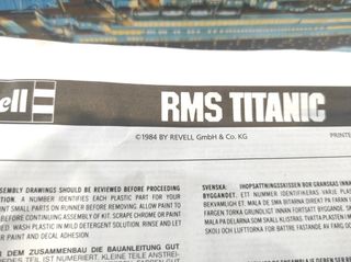 Antigua maqueta Titanic Revell