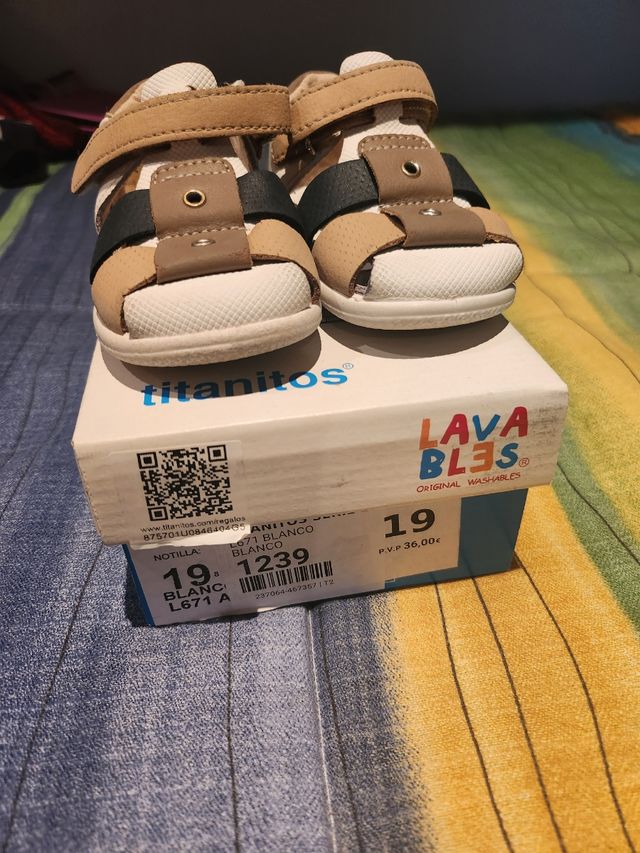 Sandalias bebe, número 19