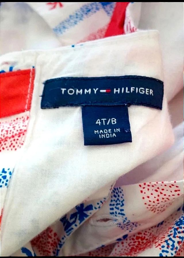 abito bambina pura cotone Tommy Hilfiger