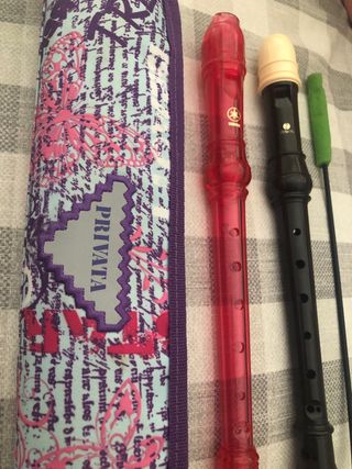 Flautas Yamaha y Zenon con funda Privata