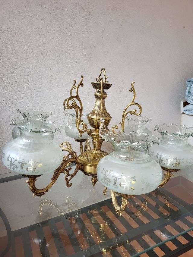 Lámpara de techo vintage.