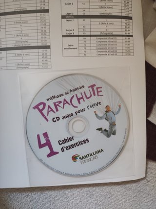 Libro de francés "Parachute 4"